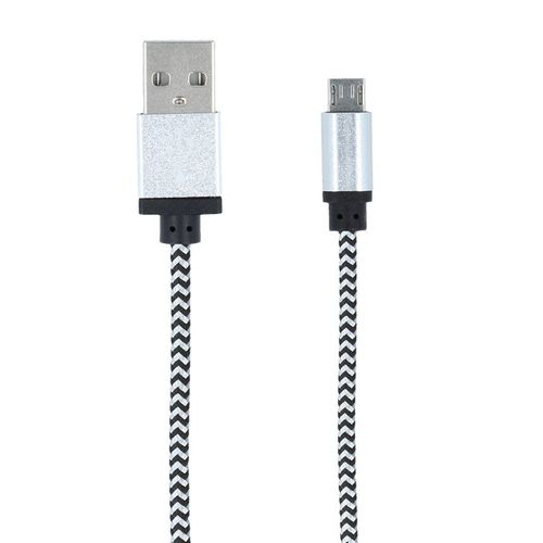 Kabel Forever micro-USB pleciony biały 1m 1A na Arena.pl