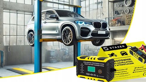 PROSTOWNIK DO AKUMULATORÓW SAMOCHODOWY AUTOMATYCZNY Z FUNKCJĄ NAPRAWY 12V na Arena.pl