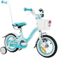 Rower 12 KARBON MIMI Błękitny Polski dziecięcy