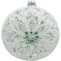 Bombka okrągła: Zimowy Kryształ