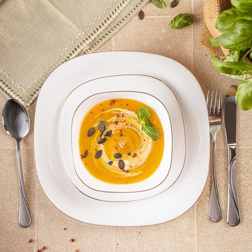 komplet obiadowy topaz dla 6 osób 18 elem. kinghoff kh-1923 na Arena.pl