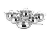 Zestaw garnków 11 el LUNA stal nierdzewna NOIS