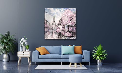 OBRAZ NA PŁÓTNIE 080 Paryż 40x40cm na Arena.pl