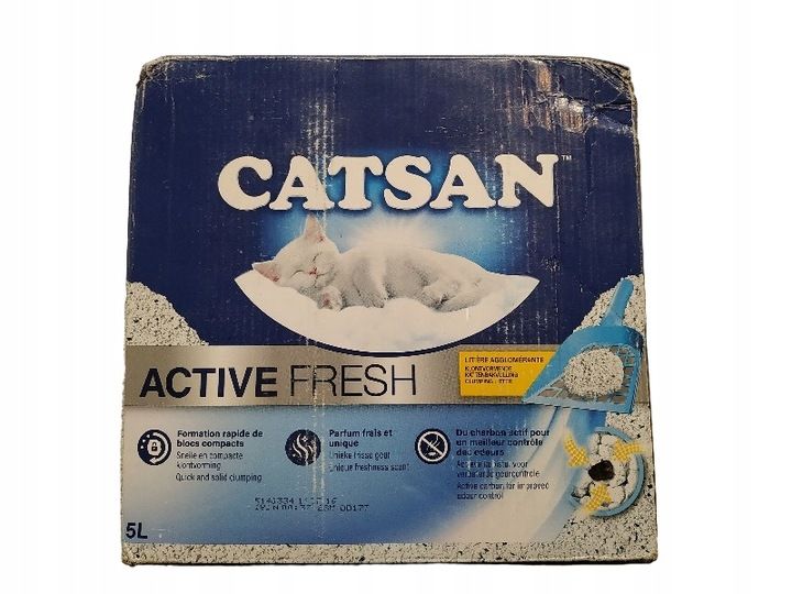 ŻWIREK CATSAN EXTRA FRESH NATURALNY 5L zdjęcie 3