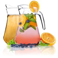 Dzbanek Szklany Na Wodę Do Napojów 1,4L 2 szt