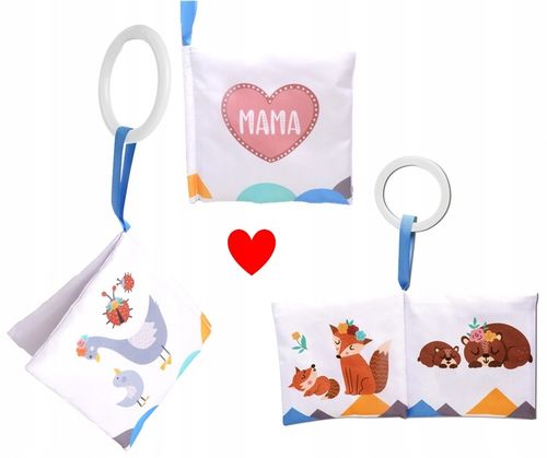 Duża Mata Edukacyjna Miękka Interaktywna 4w1 Książeczka Poduszka Piłki na Arena.pl