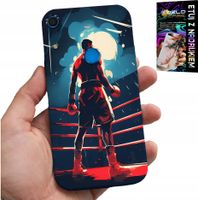 ETUI DO HUAWEI Y6S - BOKS SPORTY WALKI BOKSERZY WZORY + SZKŁO