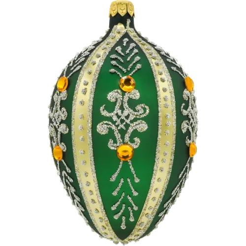 Ekskluzywne jajo Faberge z kryształami: zielone na Arena.pl