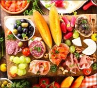 Tło do fotografii produktowej kulinarnej Flat Lay