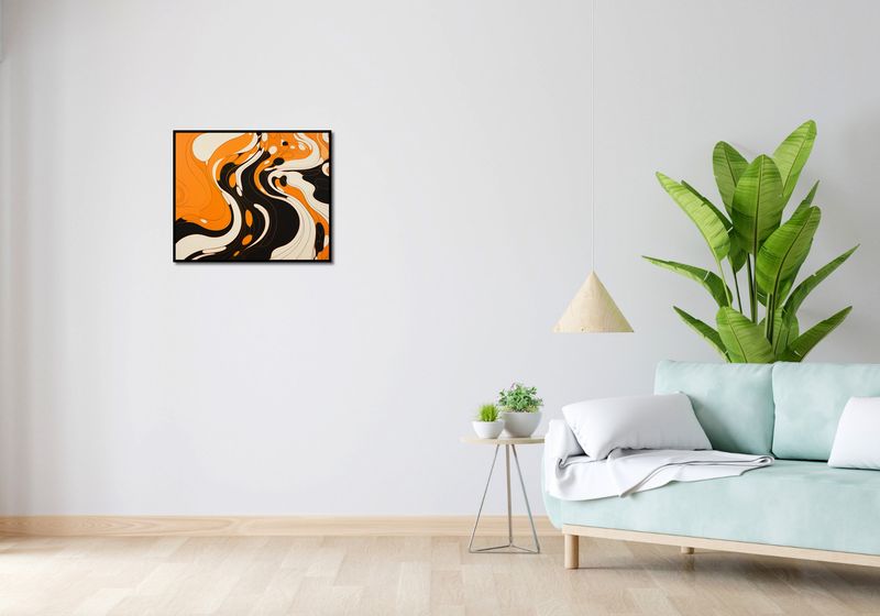 Plakat 60x50cm Tańczący Atrament zdjęcie 4