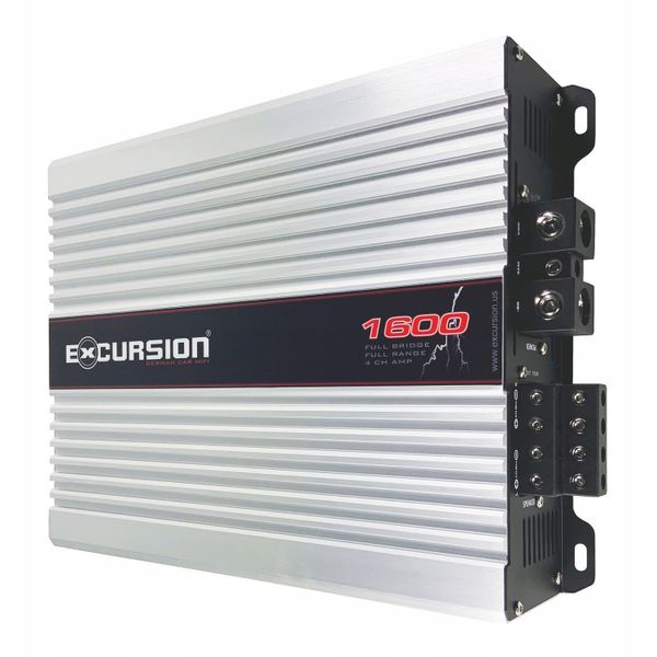 Wzmacniacz samochodowy Excursion 4 kanały 1600W zdjęcie 1