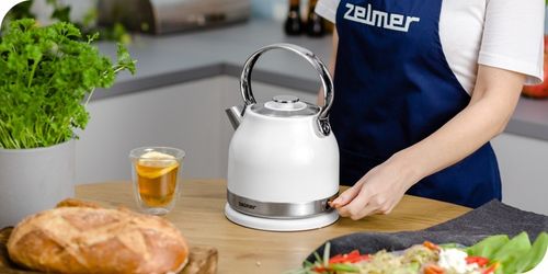 Czajnik elektryczny Zelmer ZCK7940 1.5 l 2200 W biały na Arena.pl