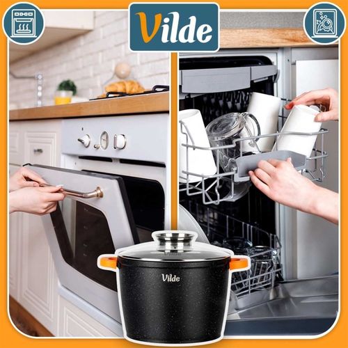 garnek granitowy wysoki 6,7l 24cm z pokrywą z aromatyzerem terruna 199110 na Arena.pl