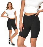 Kolarki Krótkie Legginsy Wysoki Stan Kryjące Wygodne Klasyczne MORAJ L/XL