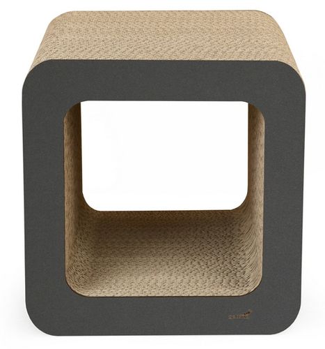 Wytrzymały drapak z funkcją legowiska dla kota - Gattino Felek Grafit 38cm na Arena.pl