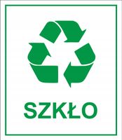 NAKLEJKA BIO SEGREGACJA ŚMIECI NA ŚMIETNIK KOSZ WODOODPORNA 15x13cm