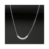 naszyjnik delikatny srebrny n582s