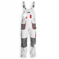 DEDRA SPODNIE OCHRONNE OGRODNICZKI ROBOCZE BIAŁE 190G/M2 BH4SO ROZ. XL/56