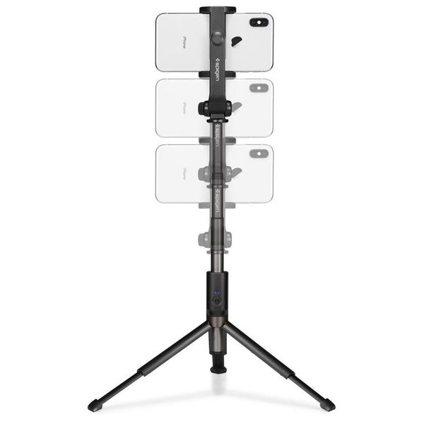 SPIGEN S540W BLUETOOTH SELFIE STICK TRIPOD BLACK zdjęcie 1