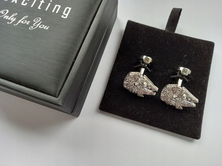 Spinki do mankietów Star Wars Sokół Millenium zdjęcie 13