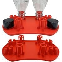 Ociekacz Na 4 Cztery Butelki Do Saturatora SODASTREAM Stojak Czerwony