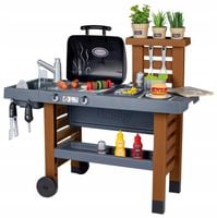 Kuchnia ogrodowa Grill Regulacja wysokości Zestaw z Akcesoriami Smoby