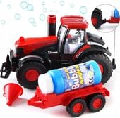 TRAKTOR PUSZCZAJĄCY BAŃKI MYDLANE MUZYKA ŚWIATŁO + PRZYCZEPA