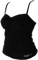 Zoggs Twist Tankini Top L Black top plażowy