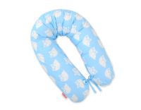 Poduszka ciążowa Longer dla kobiet w ciąży do spania + zdejmowana poszewka