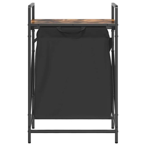 Kosz na pranie 1 komora z półką, przydymiony dąb na Arena.pl