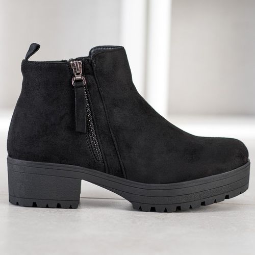 Czarne Botki Na Platformie r.36 na Arena.pl