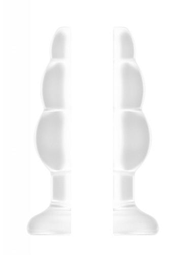 no.49   small hollow tunnel butt plug   3 inch   translucent na Arena.pl