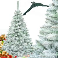 DUŻA SZTUCZNA CHOINKA 180CM DRZEWKO ŚWIĄTECZNE SOSNA OŚNIEŻONE GAŁĘZIE GĘST