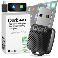 Adapter Android Auto CarPlay Qerk AX1 Moduł Bezprzewodowy Wifi 6 BT 5.4