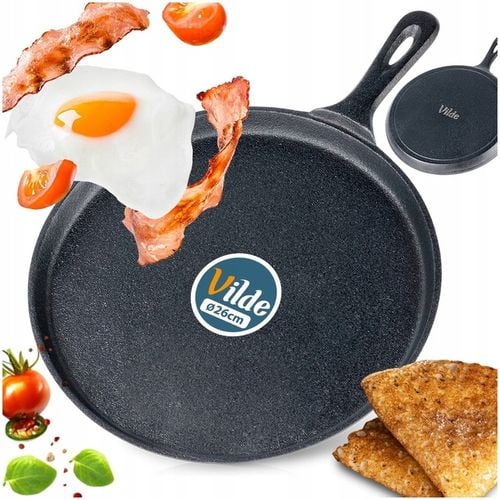 Patelnia ŻELIWNA do smażenia naleśników placków omletów jajek tortilli na Arena.pl