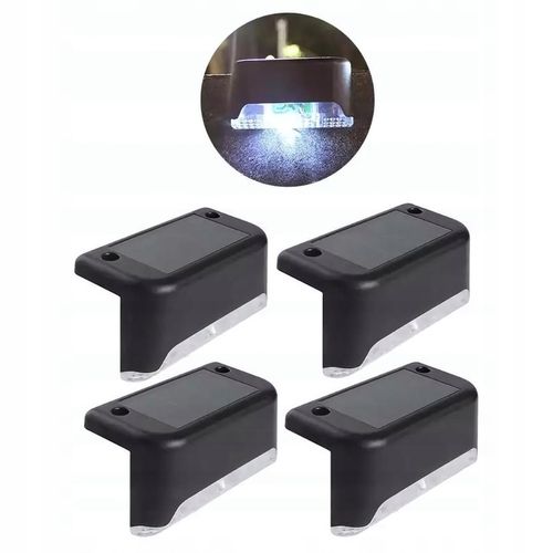 LAMPKI SOLARNE OGRODOWE SCHODOWE LED NA TARAS 8SZT Z CZUJNIKIEM ZMIERZCHU na Arena.pl