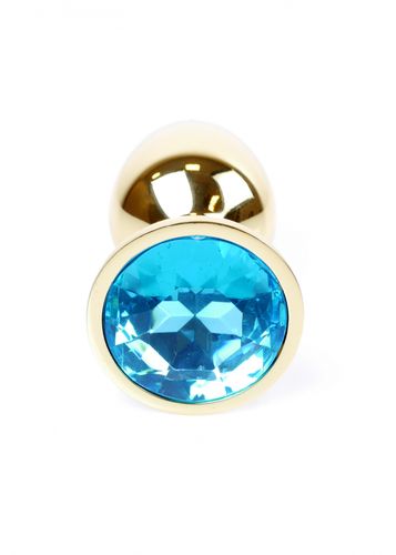 plug jewellery gold plug  light blue na Arena.pl