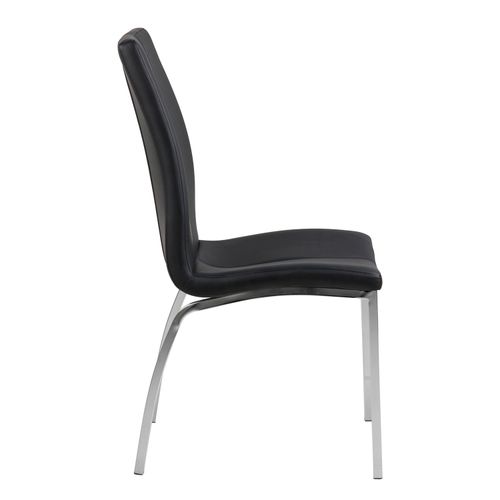 Krzesło Asama czarne tapicerowane na Arena.pl