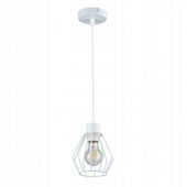LAMPA SUFITOWA LED LOFT BIAŁA ŻYRANDOL E27 NOWOCZESNY DESIGN