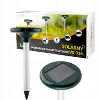 Odstraszacz KRETÓW NORNIC solarny VS-315 MOCNY 1000m2 aluminiowy GREKOS