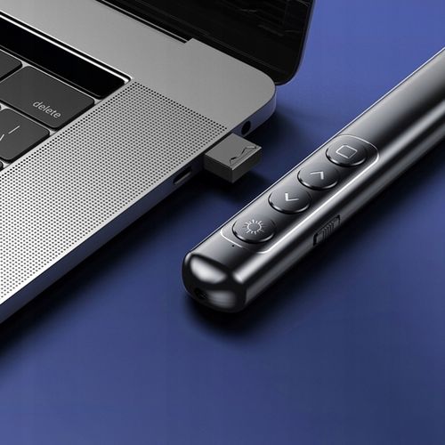 WSKAŹNIK LASEROWY PREZENTER BEZPRZEWODOWY PILOT CZERWONY LASER USB MOCNY na Arena.pl