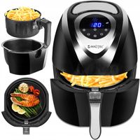 FRYTKOWNICA BEZTŁUSZCZOWA AIR FRYER MOCNA DUŻA MISA FRYTOWNICA 7 PROGRAMÓW