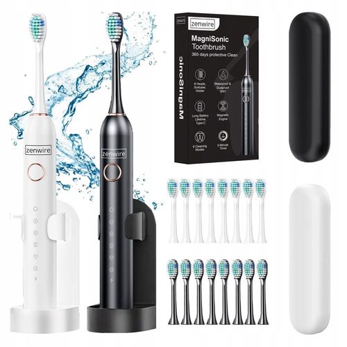ZESTAW 2X Szczoteczka Soniczna Elektryczna Magnetyczna do Zębów na Arena.pl