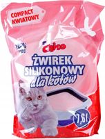 CHICO Żwirek silikonowy Compact Kwiatowy 7,6L