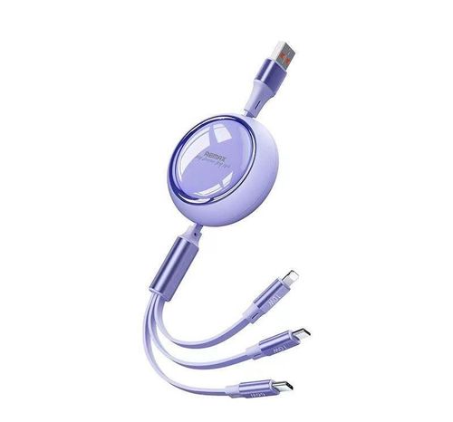 KABEL REMAX LINON SERIES 66W 3w1 USB-C/MICRO/LIGHTNING RC-C029 PURPLE na Arena.pl