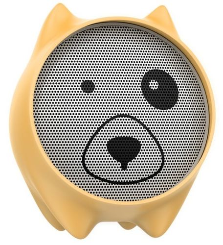 Bezprzewodowy głośnik Bluetooth Baseus Dogz E06  - zółty na Arena.pl