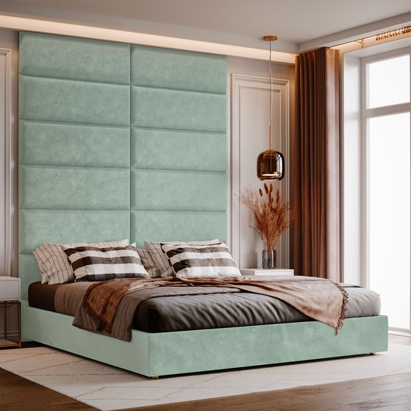 Panel Tapicerowany Ścienny Miętowy 50cm x 15cm zdjęcie 5