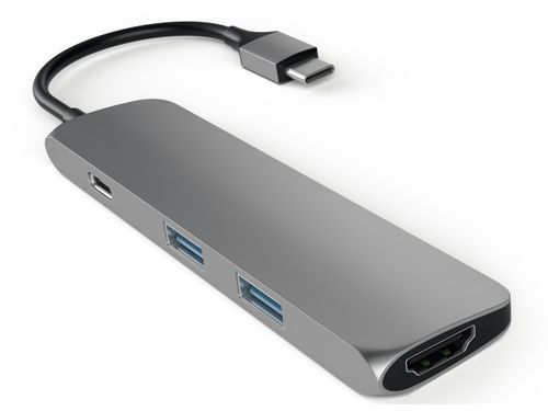 Satechi Multi Port USB-C adapter USB, USB-C, HDMI 4K Space Gray na Arena.pl