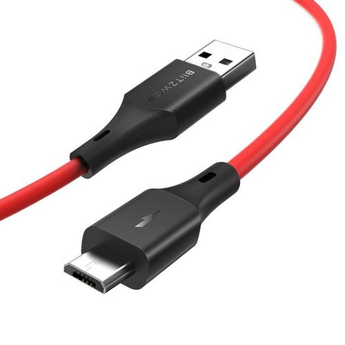 Kabel Micro Usb Blitzwolf Bw-Mc13 2A 1M (Czerwony) na Arena.pl