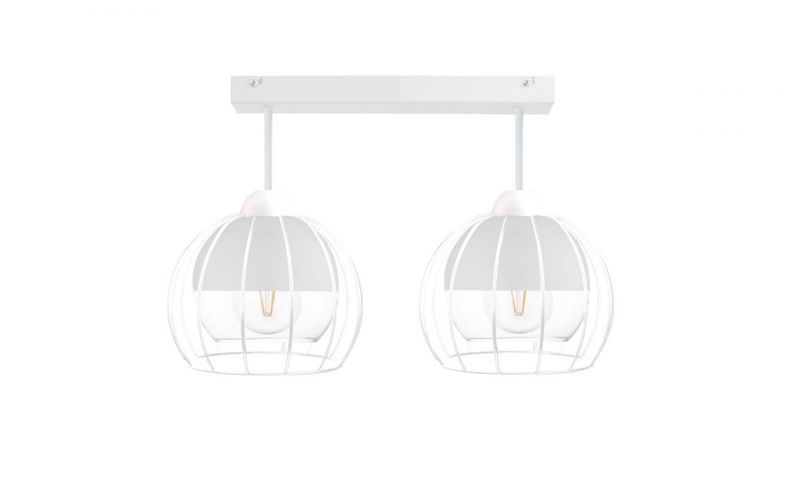 Lampa sufitowa 2xE27 SOLO WHITE zdjęcie 1